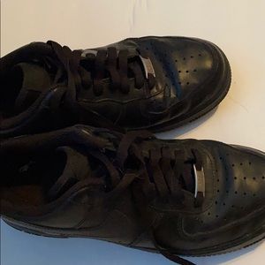 All black Air Force Ones